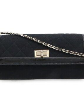 Chanel 2.55 Quilted Chain Bag Shoulder Canvas Patent